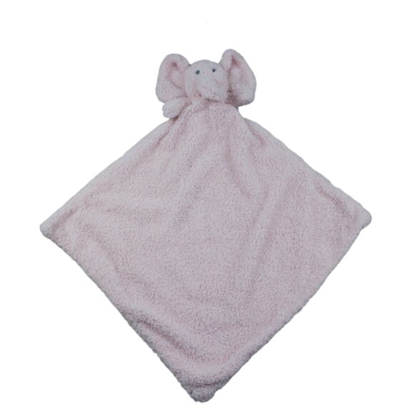 Modern Baby Pink Elephant Snuggle Blankie Plush Security Blanket Girls Lovey NWT - Picture 1 of 3